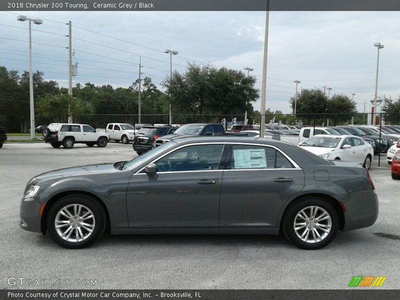 Ceramic Grey / Black 2018 Chrysler 300 Touring