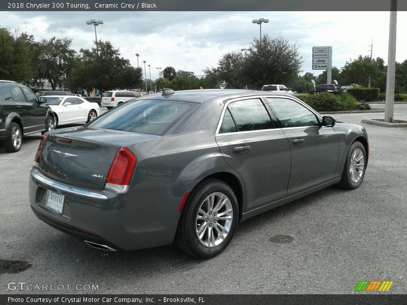 Ceramic Grey / Black 2018 Chrysler 300 Touring