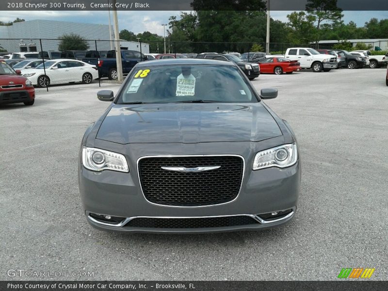 Ceramic Grey / Black 2018 Chrysler 300 Touring