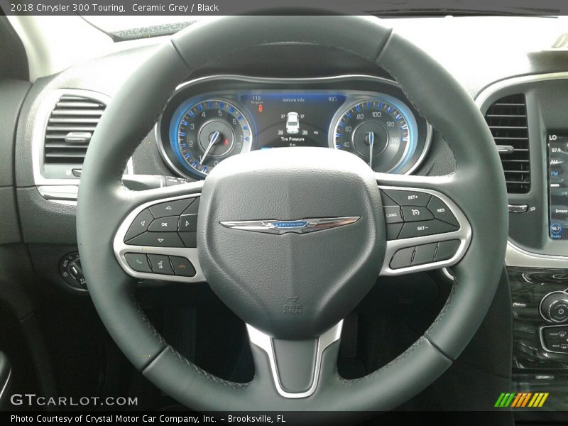 Ceramic Grey / Black 2018 Chrysler 300 Touring