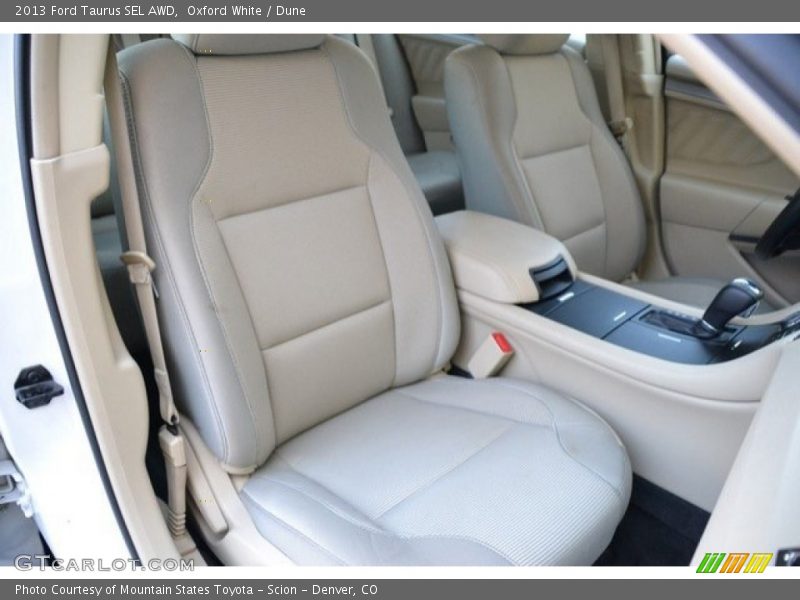 Oxford White / Dune 2013 Ford Taurus SEL AWD