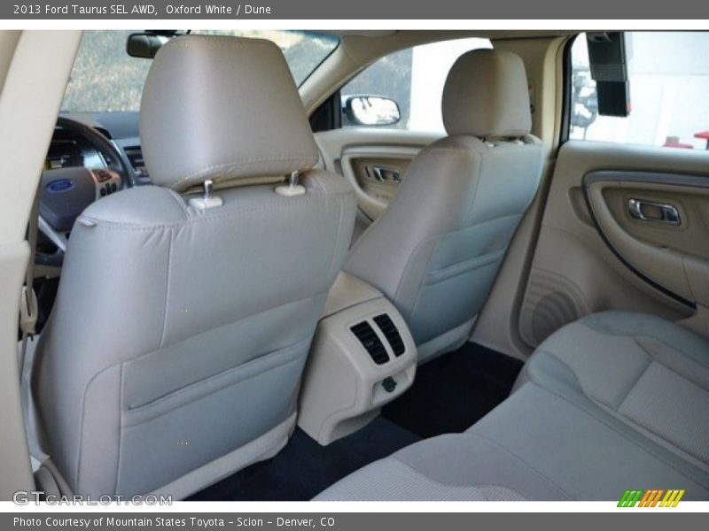 Oxford White / Dune 2013 Ford Taurus SEL AWD
