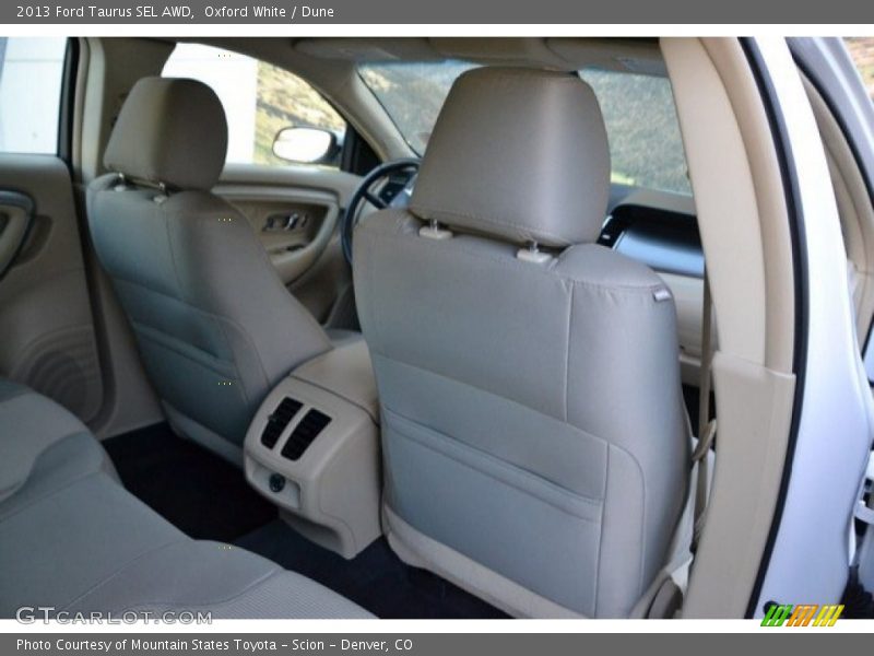 Oxford White / Dune 2013 Ford Taurus SEL AWD
