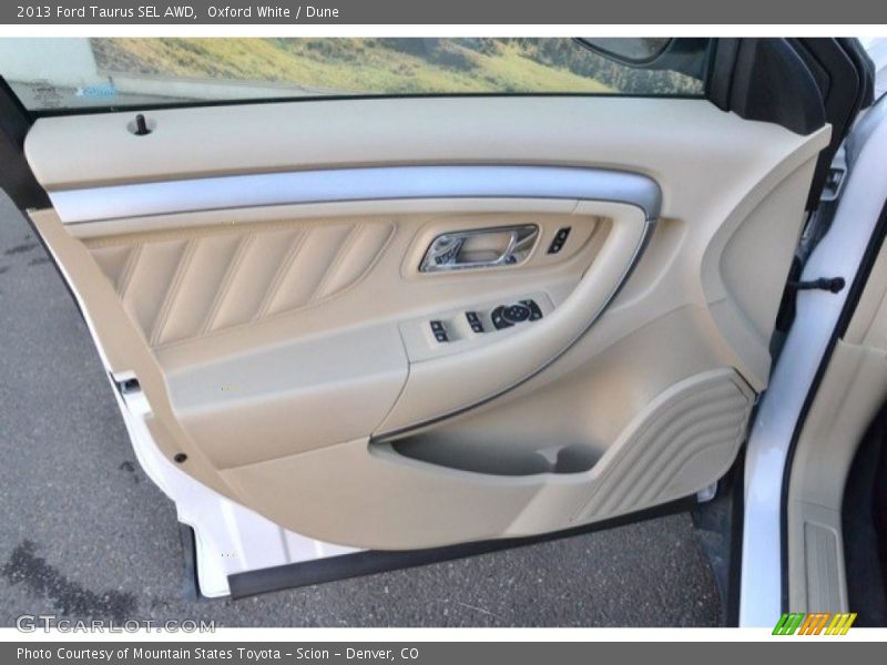 Oxford White / Dune 2013 Ford Taurus SEL AWD