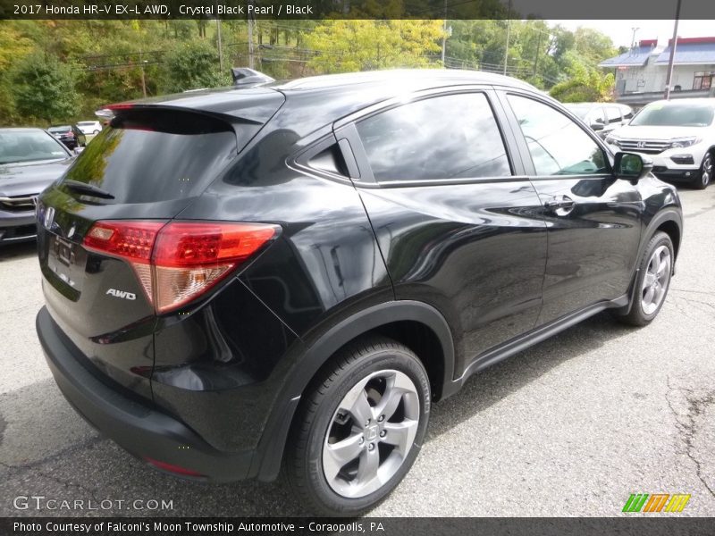 Crystal Black Pearl / Black 2017 Honda HR-V EX-L AWD
