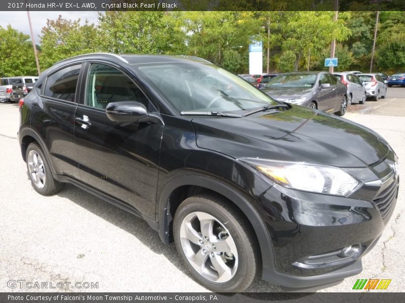 Crystal Black Pearl / Black 2017 Honda HR-V EX-L AWD