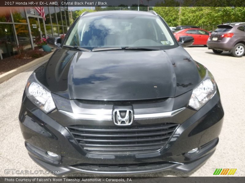 Crystal Black Pearl / Black 2017 Honda HR-V EX-L AWD