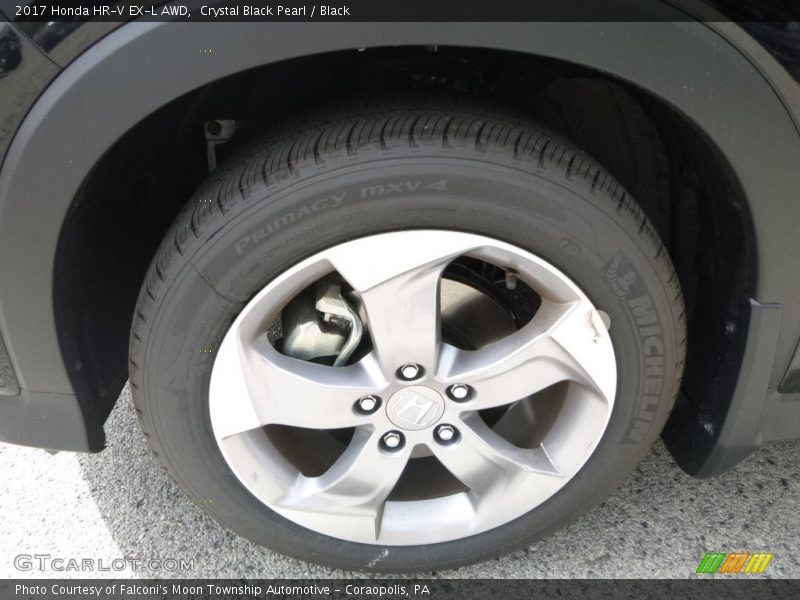 Crystal Black Pearl / Black 2017 Honda HR-V EX-L AWD
