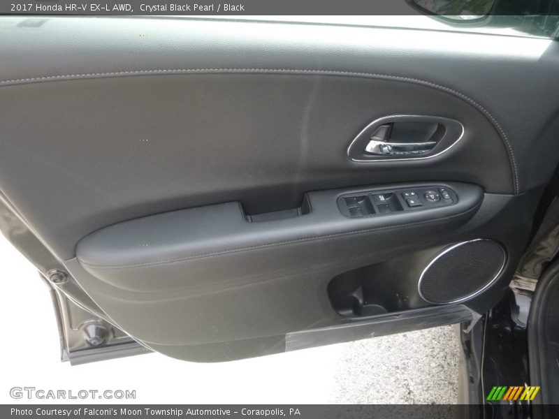 Crystal Black Pearl / Black 2017 Honda HR-V EX-L AWD