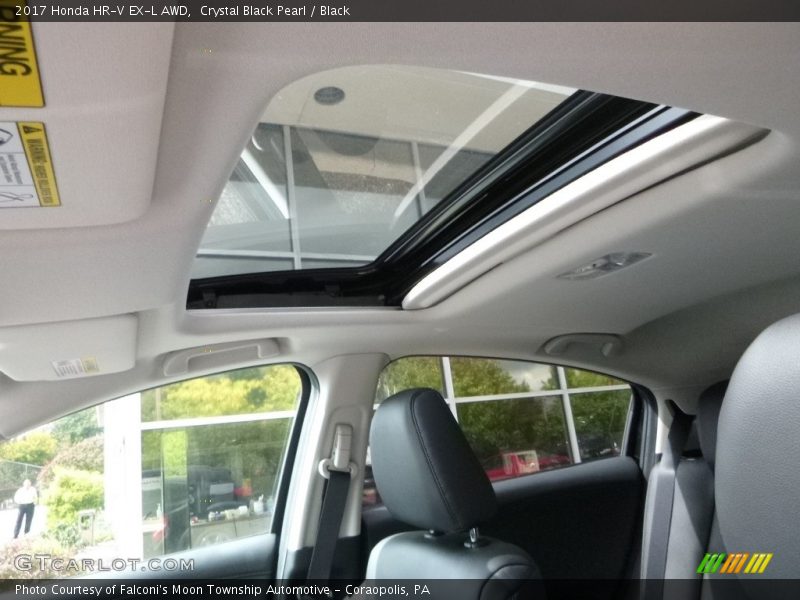 Crystal Black Pearl / Black 2017 Honda HR-V EX-L AWD