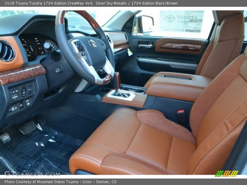 Silver Sky Metallic / 1794 Edition Black/Brown 2018 Toyota Tundra 1794 Edition CrewMax 4x4