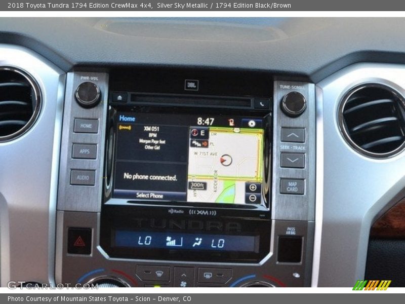 Silver Sky Metallic / 1794 Edition Black/Brown 2018 Toyota Tundra 1794 Edition CrewMax 4x4