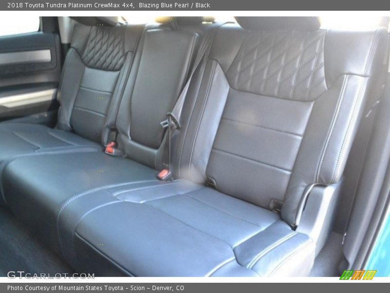 Rear Seat of 2018 Tundra Platinum CrewMax 4x4