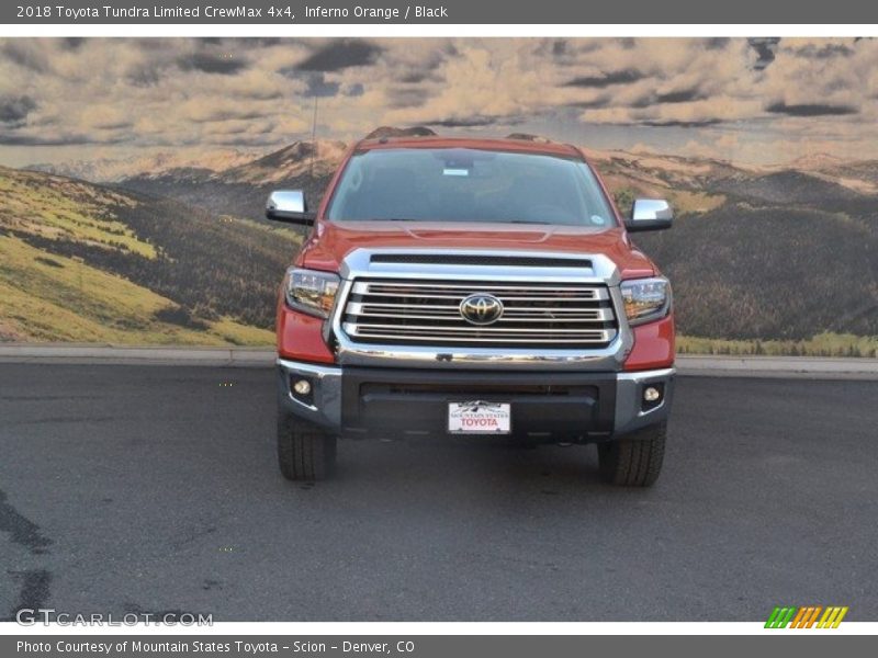 Inferno Orange / Black 2018 Toyota Tundra Limited CrewMax 4x4