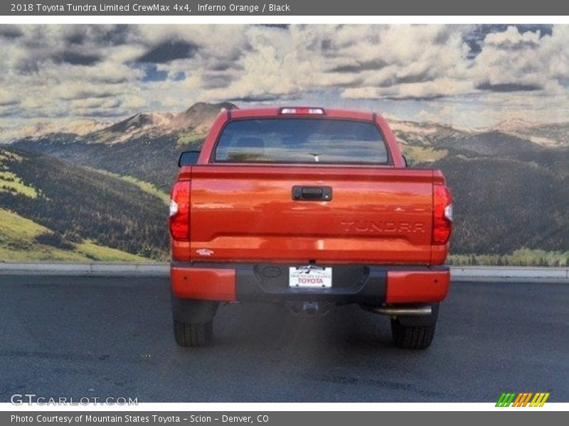 Inferno Orange / Black 2018 Toyota Tundra Limited CrewMax 4x4
