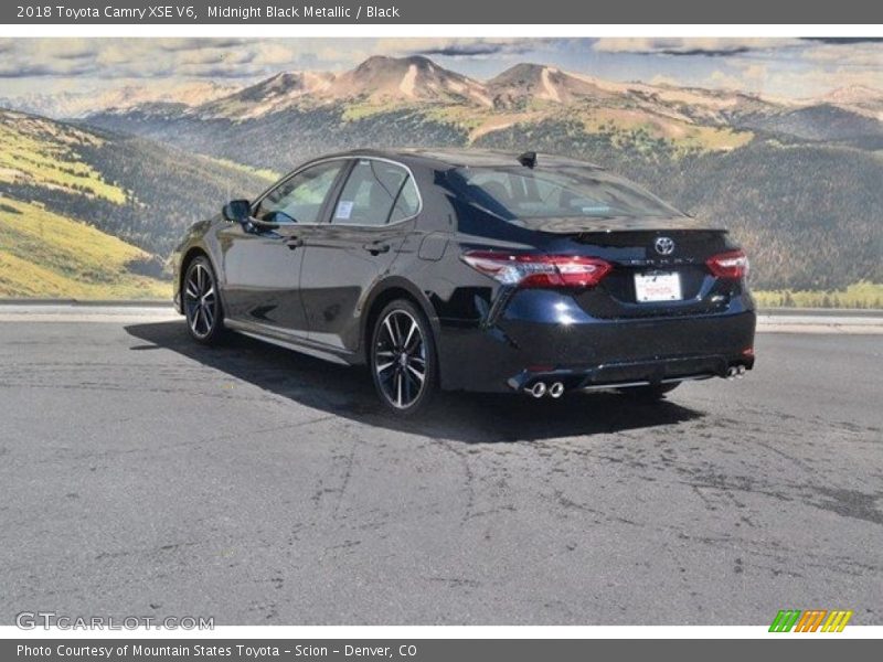 Midnight Black Metallic / Black 2018 Toyota Camry XSE V6