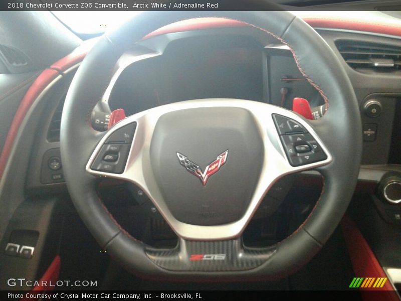 Arctic White / Adrenaline Red 2018 Chevrolet Corvette Z06 Convertible