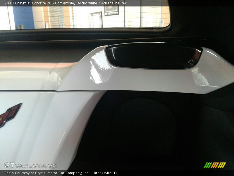 Arctic White / Adrenaline Red 2018 Chevrolet Corvette Z06 Convertible