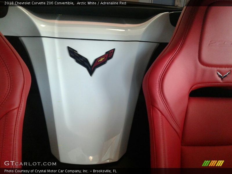 Arctic White / Adrenaline Red 2018 Chevrolet Corvette Z06 Convertible