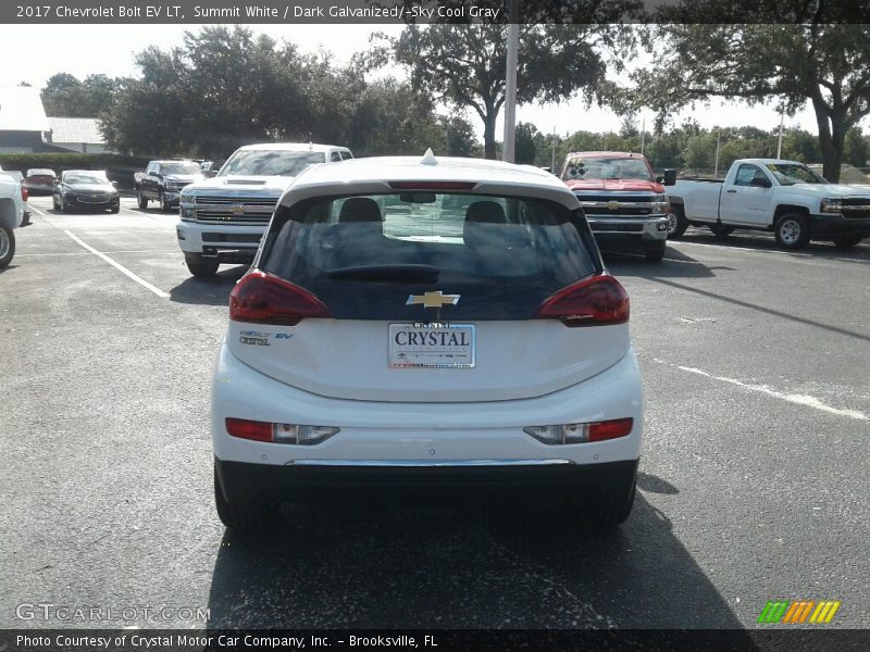 Summit White / Dark Galvanized/­Sky Cool Gray 2017 Chevrolet Bolt EV LT