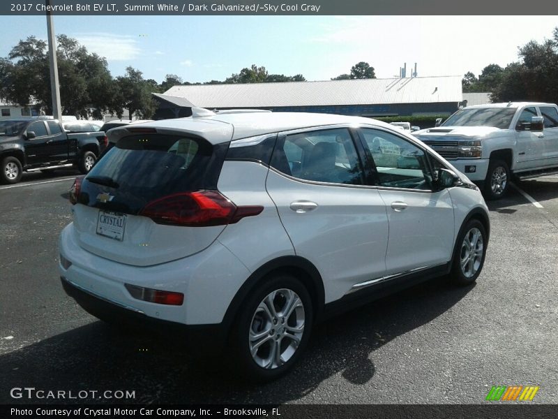 Summit White / Dark Galvanized/­Sky Cool Gray 2017 Chevrolet Bolt EV LT