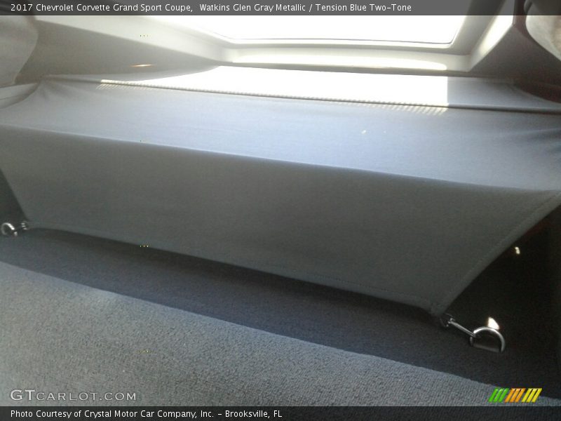 Watkins Glen Gray Metallic / Tension Blue Two-Tone 2017 Chevrolet Corvette Grand Sport Coupe