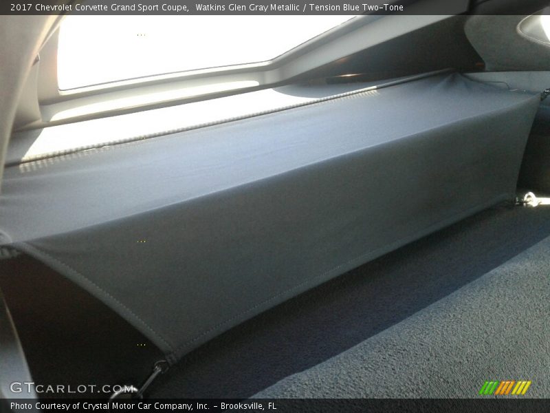 Watkins Glen Gray Metallic / Tension Blue Two-Tone 2017 Chevrolet Corvette Grand Sport Coupe