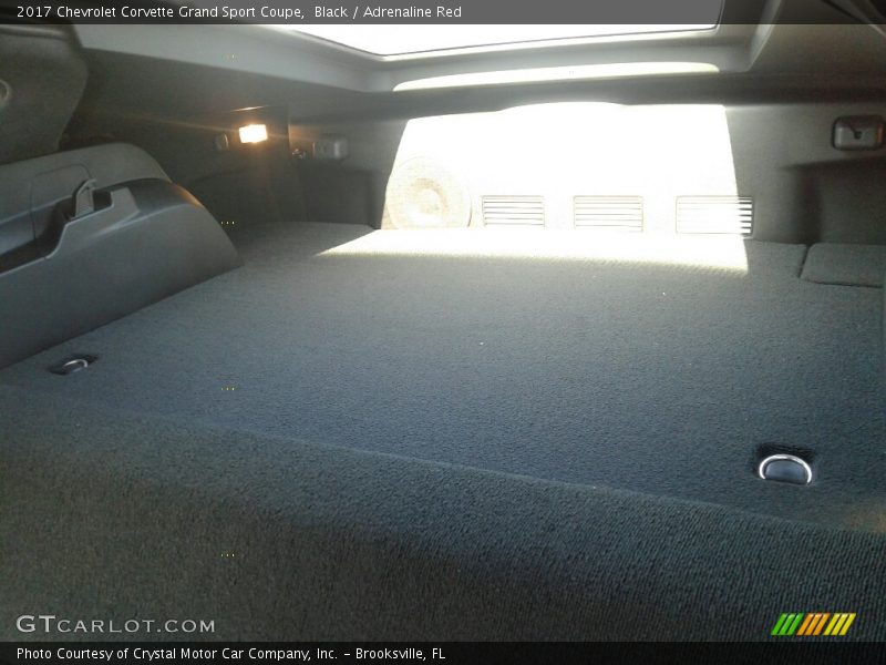 Black / Adrenaline Red 2017 Chevrolet Corvette Grand Sport Coupe