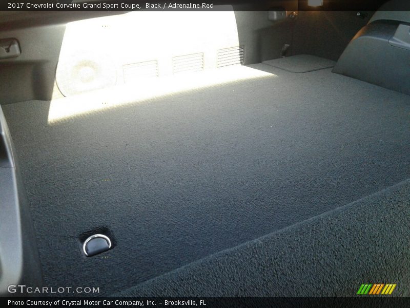 Black / Adrenaline Red 2017 Chevrolet Corvette Grand Sport Coupe