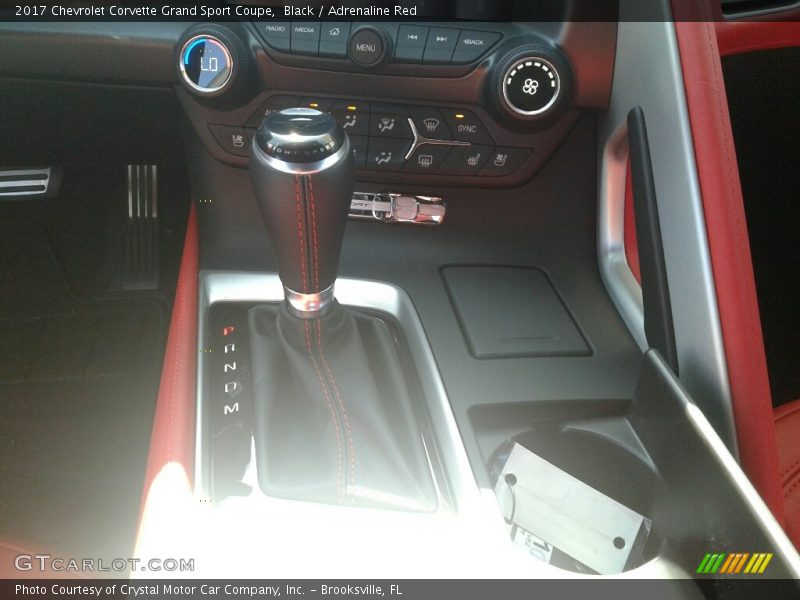 Black / Adrenaline Red 2017 Chevrolet Corvette Grand Sport Coupe