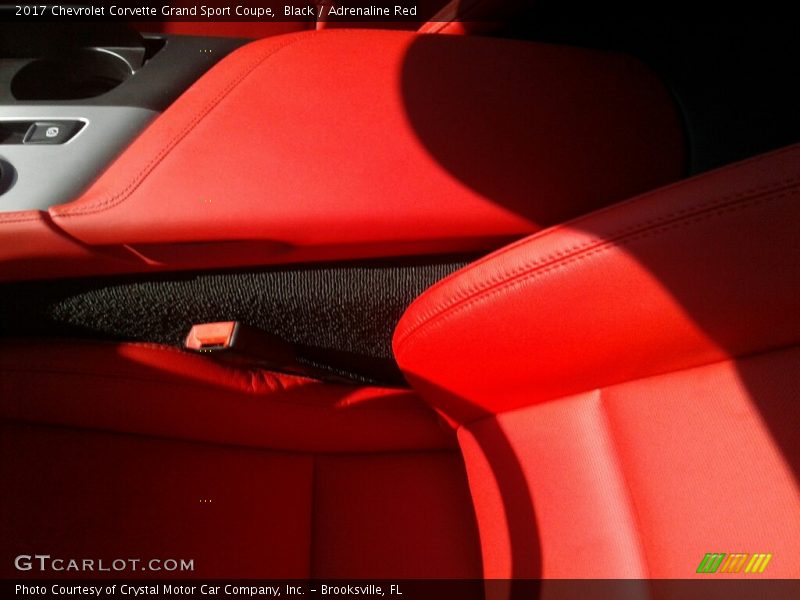 Black / Adrenaline Red 2017 Chevrolet Corvette Grand Sport Coupe