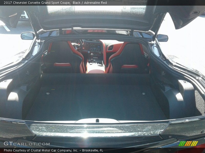 Black / Adrenaline Red 2017 Chevrolet Corvette Grand Sport Coupe