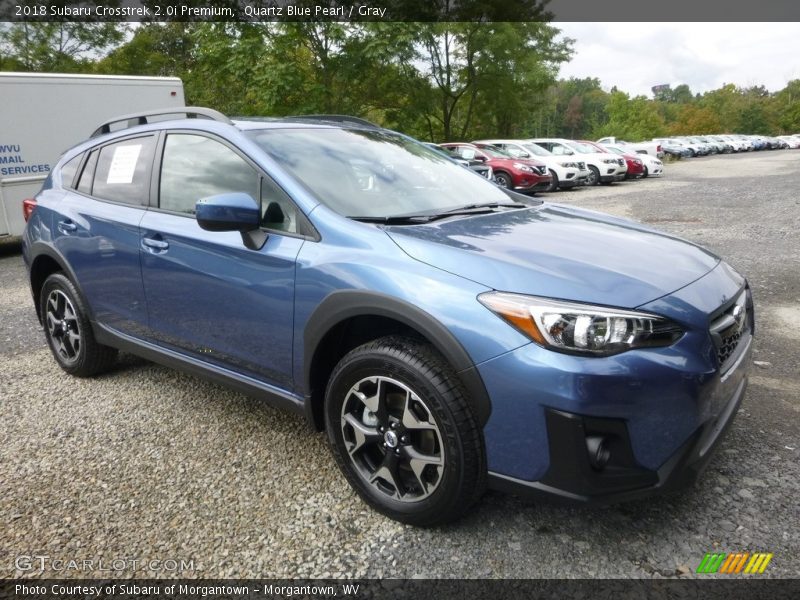Quartz Blue Pearl / Gray 2018 Subaru Crosstrek 2.0i Premium