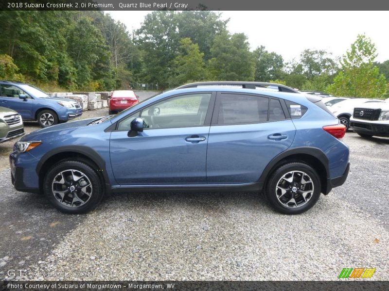 Quartz Blue Pearl / Gray 2018 Subaru Crosstrek 2.0i Premium