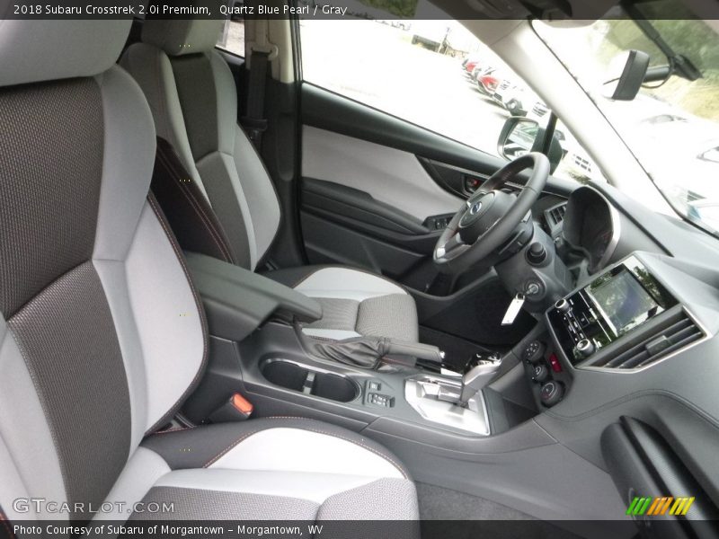 Quartz Blue Pearl / Gray 2018 Subaru Crosstrek 2.0i Premium