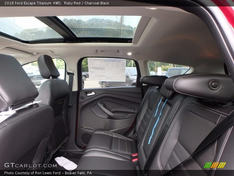 Rear Seat of 2018 Escape Titanium 4WD