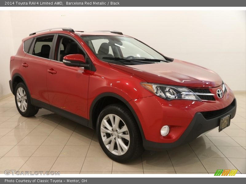 Barcelona Red Metallic / Black 2014 Toyota RAV4 Limited AWD