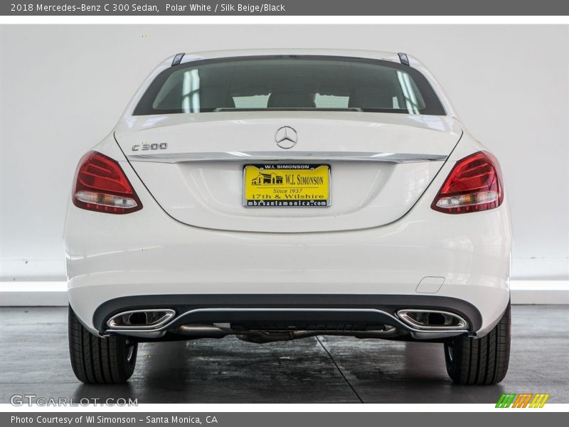 Polar White / Silk Beige/Black 2018 Mercedes-Benz C 300 Sedan