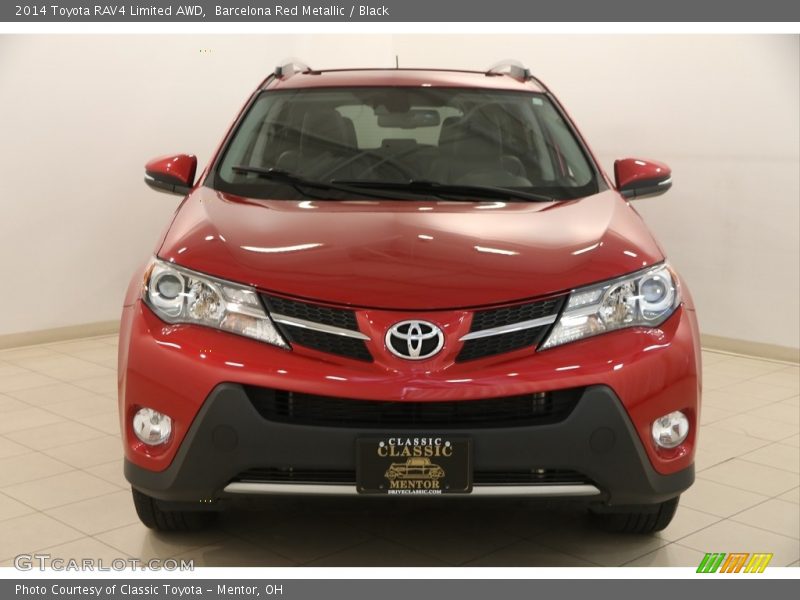 Barcelona Red Metallic / Black 2014 Toyota RAV4 Limited AWD