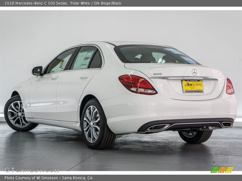 Polar White / Silk Beige/Black 2018 Mercedes-Benz C 300 Sedan