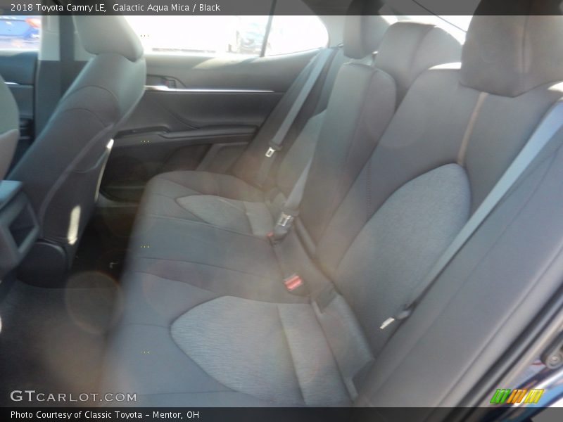 Galactic Aqua Mica / Black 2018 Toyota Camry LE