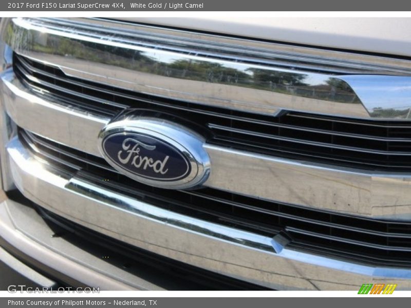 White Gold / Light Camel 2017 Ford F150 Lariat SuperCrew 4X4