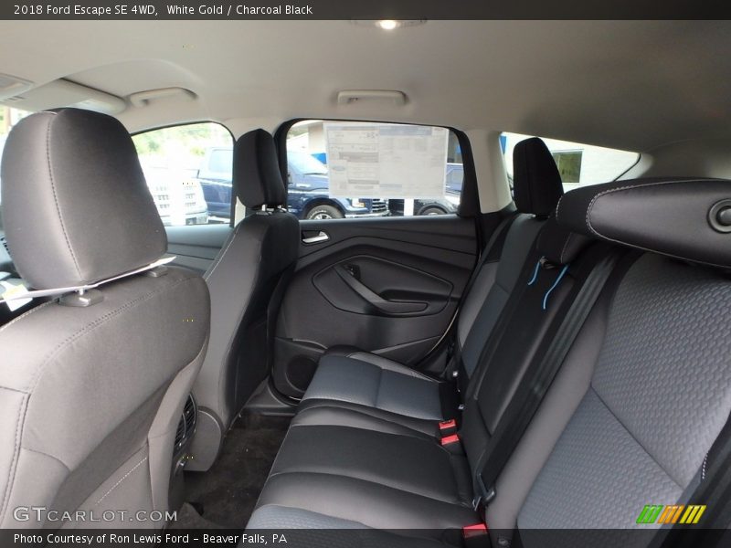 White Gold / Charcoal Black 2018 Ford Escape SE 4WD