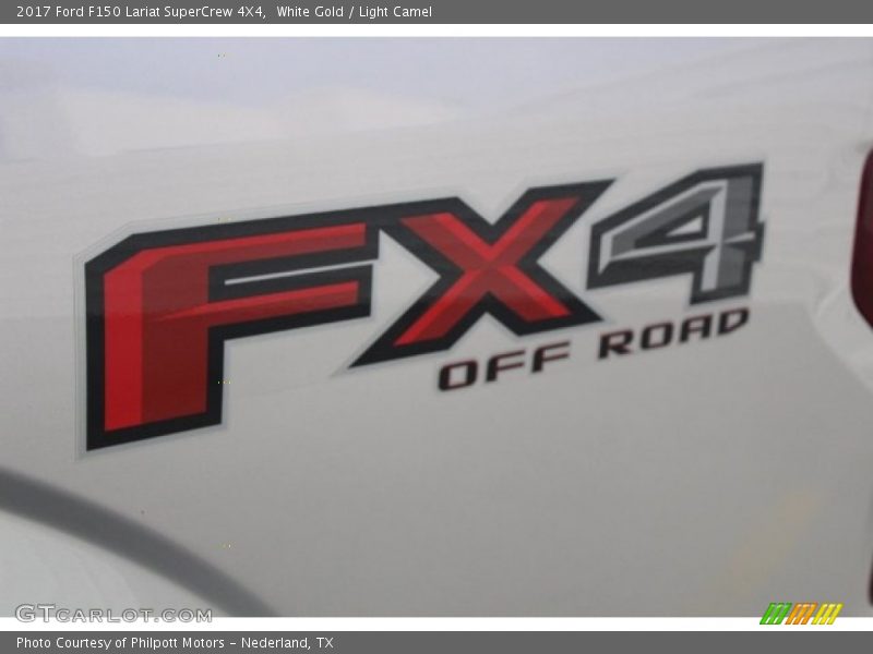 White Gold / Light Camel 2017 Ford F150 Lariat SuperCrew 4X4