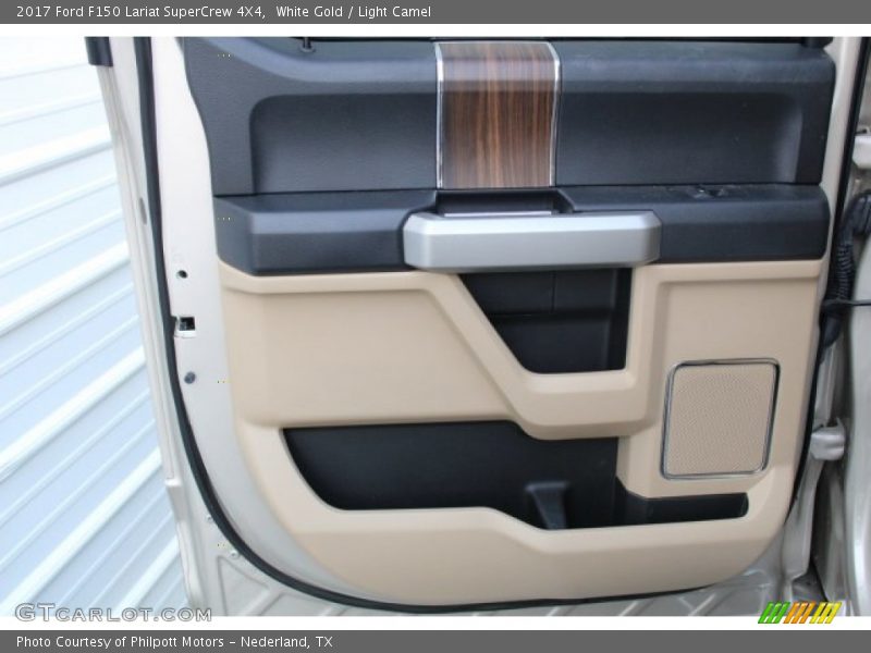 White Gold / Light Camel 2017 Ford F150 Lariat SuperCrew 4X4