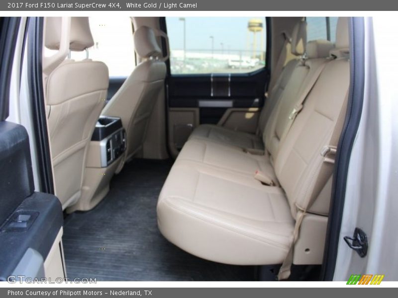 White Gold / Light Camel 2017 Ford F150 Lariat SuperCrew 4X4