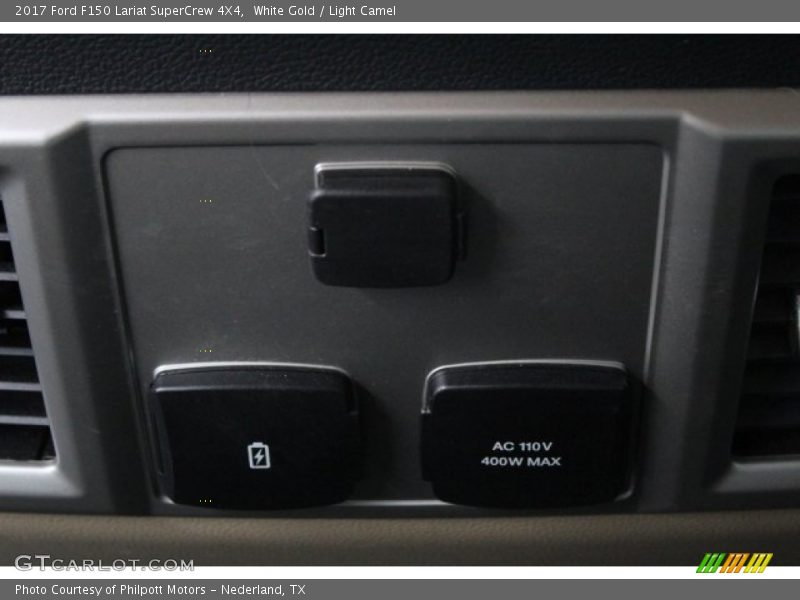 White Gold / Light Camel 2017 Ford F150 Lariat SuperCrew 4X4