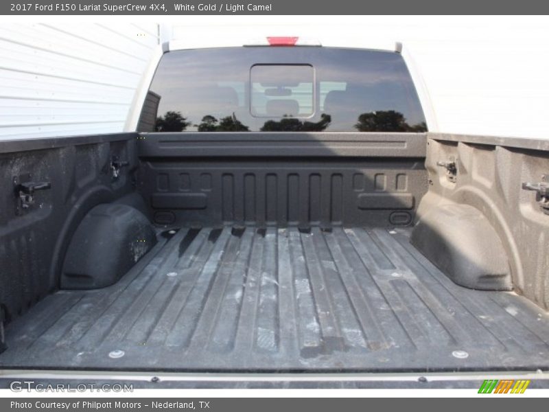 White Gold / Light Camel 2017 Ford F150 Lariat SuperCrew 4X4