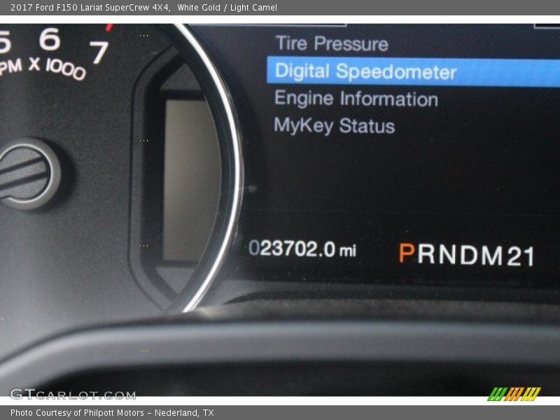 White Gold / Light Camel 2017 Ford F150 Lariat SuperCrew 4X4