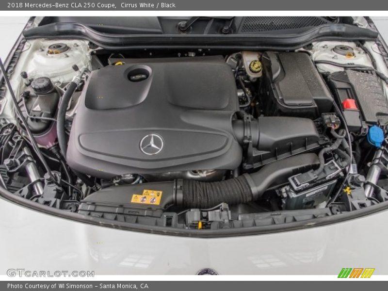 Cirrus White / Black 2018 Mercedes-Benz CLA 250 Coupe